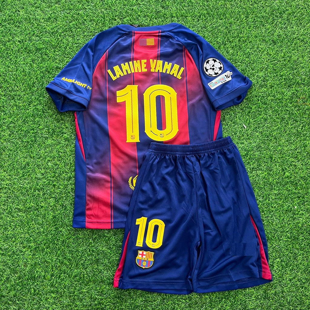 Lamine Yamal #10 Barcelona Football Jersey – Back View