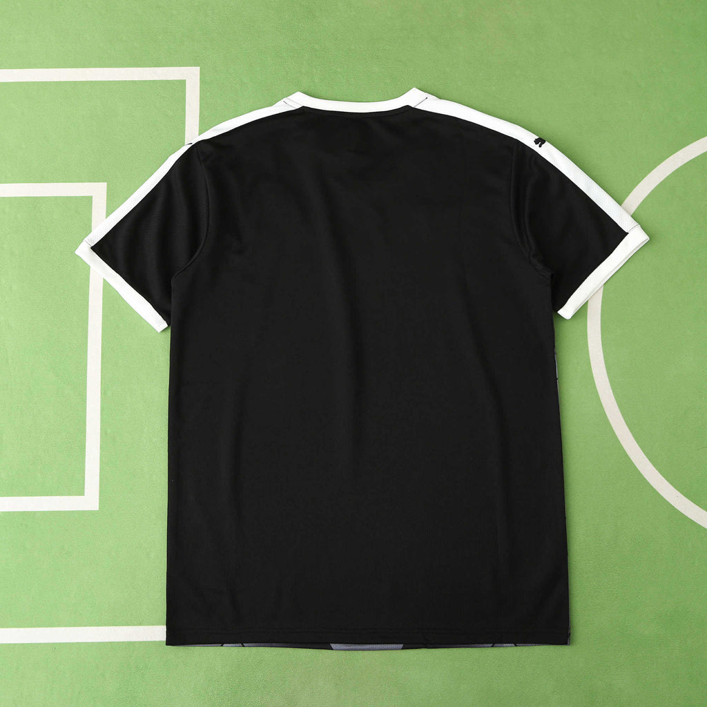 Leicester City 2015-2016 Season Away Retro Black Football Jersey Trikot Maillot V2