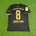 2021/22 Leon Goretzka Bayern Munich Away Football Jersey – Back View