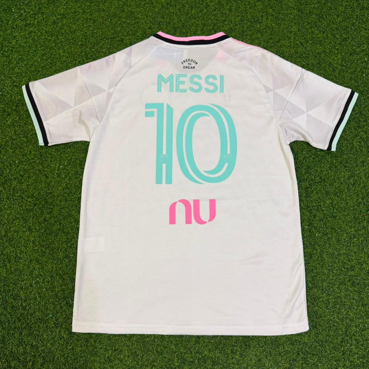 Lionel Messi New Season White Jersey – Back View