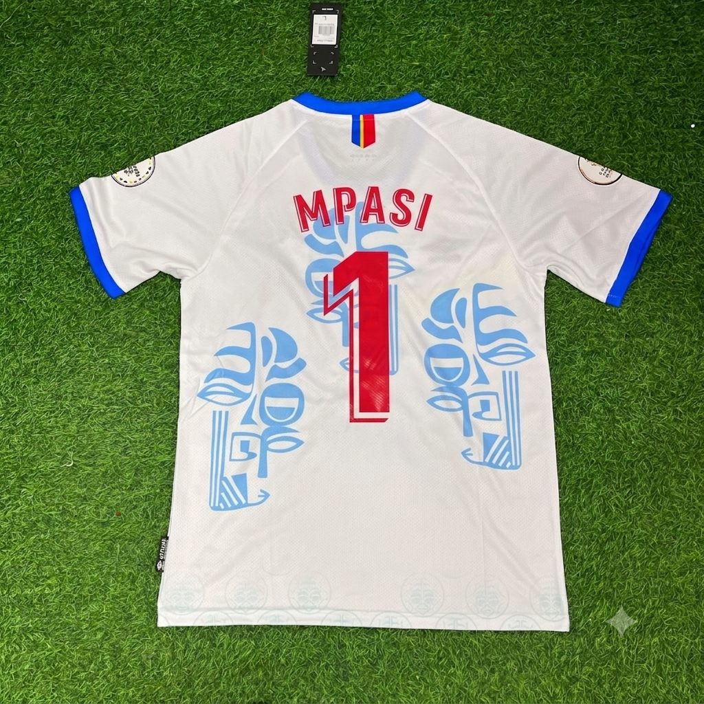 2026 Lionel Mpasi DR Congo Goalkeeper World Cup Away Football Jersey Shirt – Back View