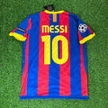 Lionel Messi 10- Barcelona 2011 London Final Jersey – Back View