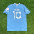 Lionel Messi Blue Football Jersey – Back View