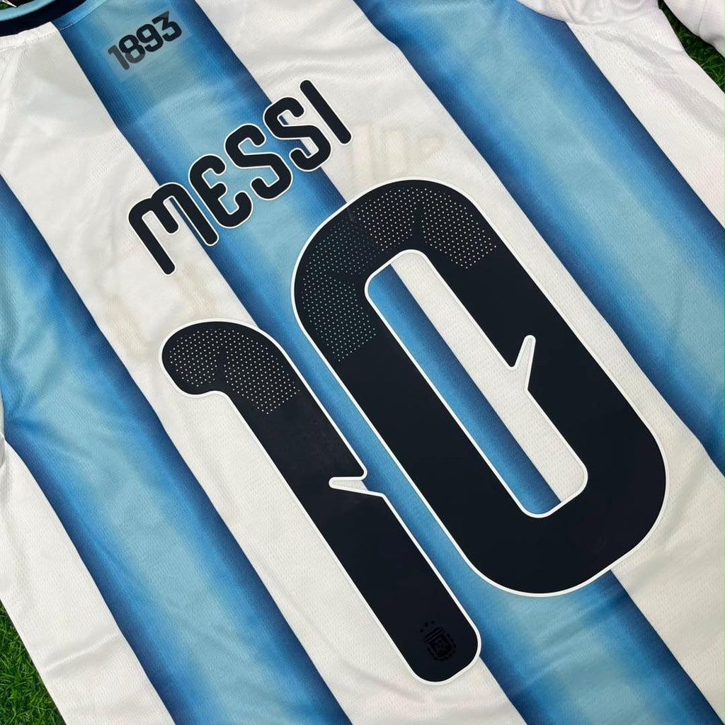 Lionel Messi #10 Argentina 2026 World Cup Home Legacy Patch Long Sleeve Football Jersey – 5
