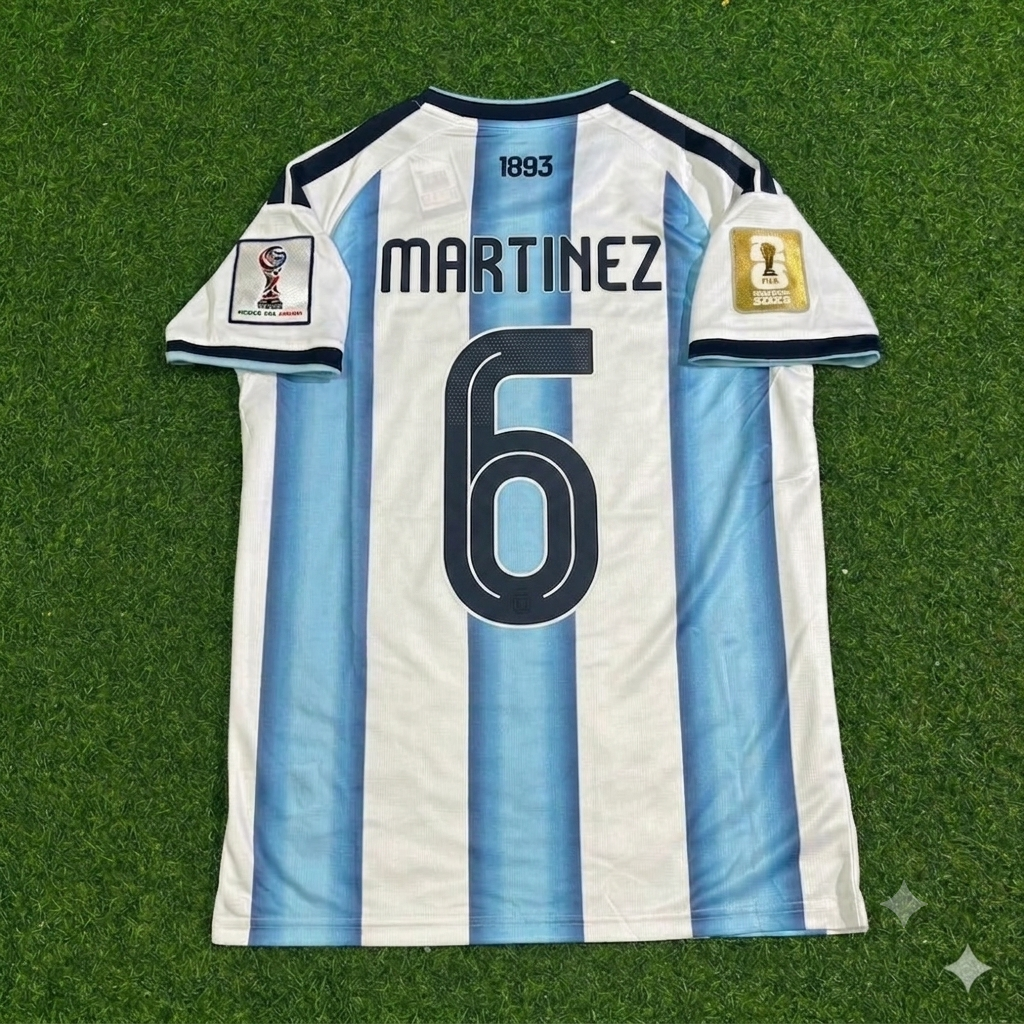 2026 Argentina World Cup Lisandro Martinez Football Jersey – Back View