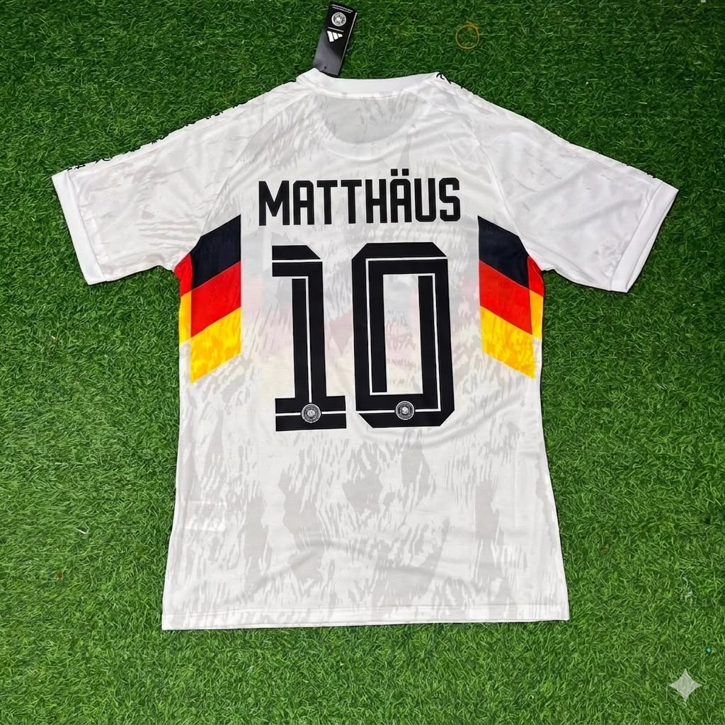 Lothar Matthäus #10 Germany Deutschland Special Edition Football Jersey – Back View