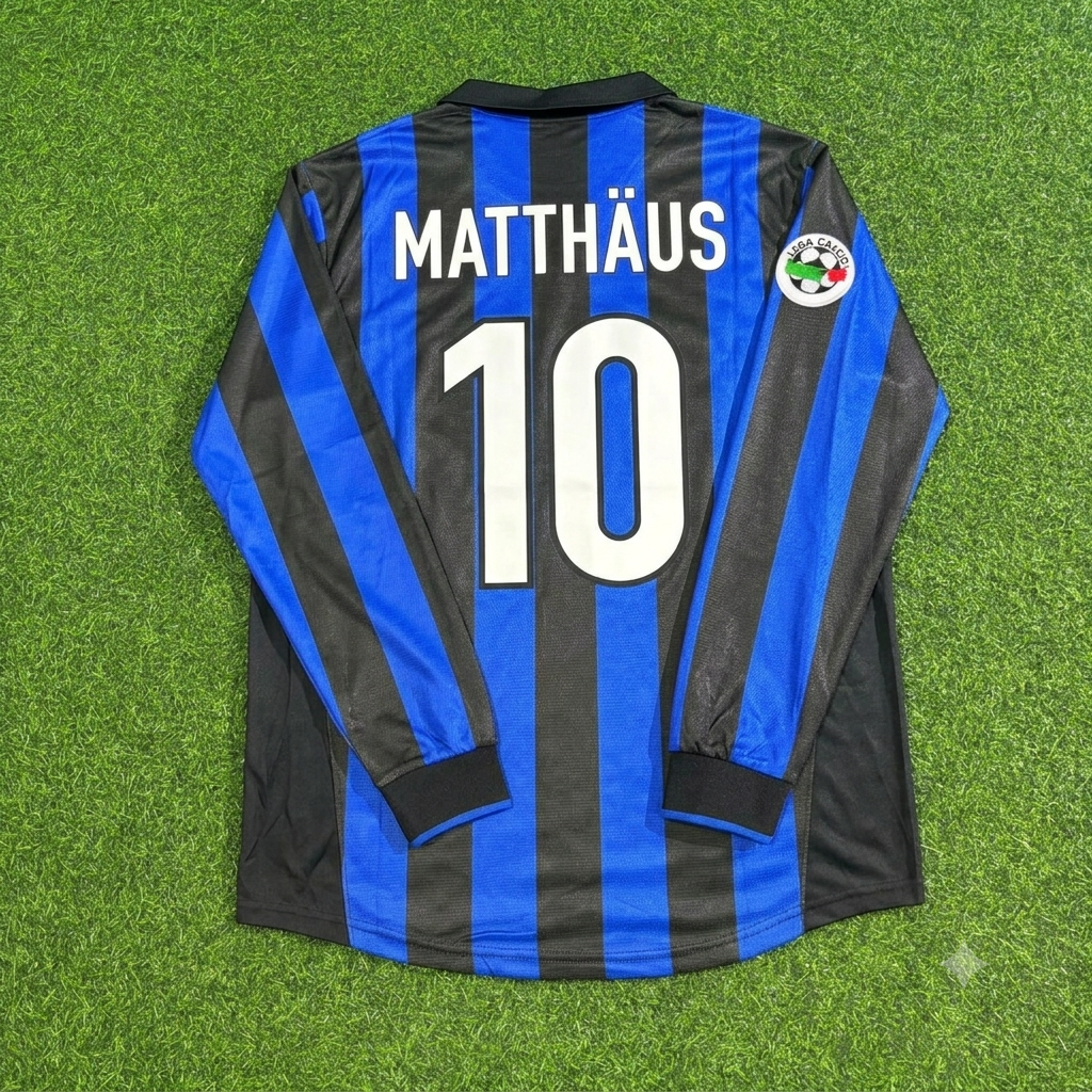 Lothar Matthäus - Inter Retro Football Jersey – Back View