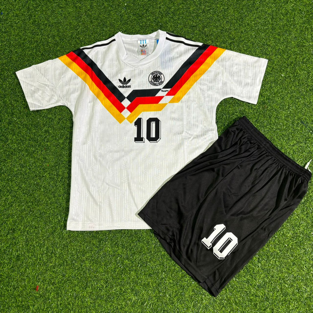 Germany Deutschland Retro Kids 1990 World Cup Jersey - Deutschland Retro Kinder WM 1990 – Lothar Matthäus 10 - – 4