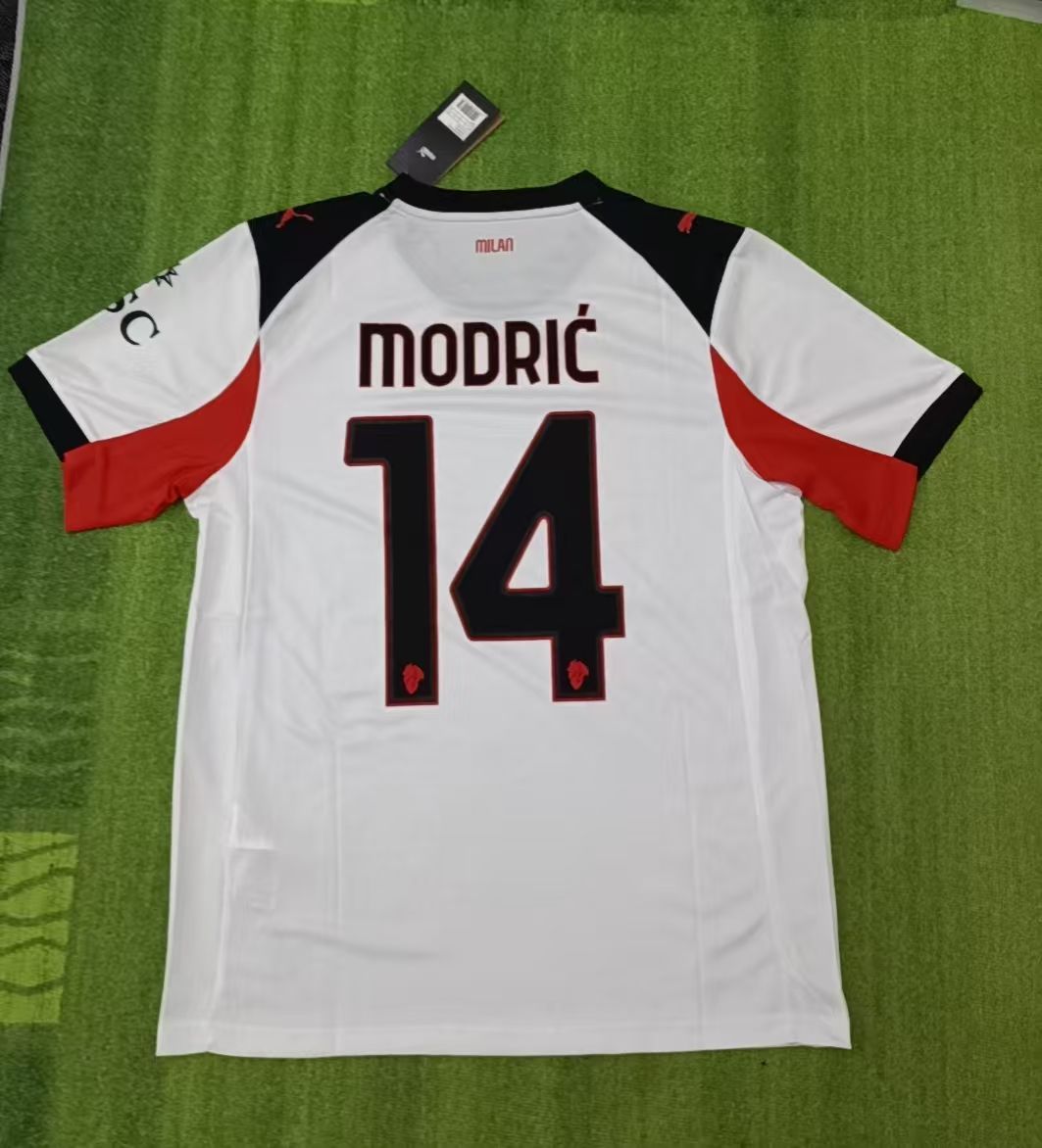 Luka Modric Milan Football Jersey – Back View