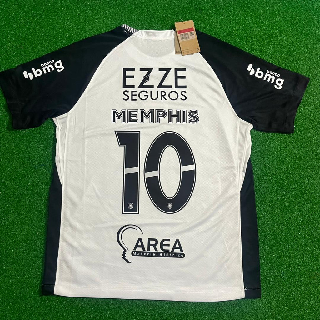 Memphis Depay #10 Corinthians 2026 White Kit Jersey – 4