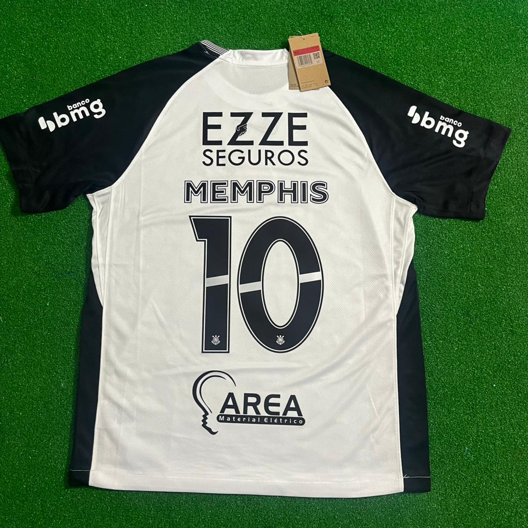 Memphis Depay #10 Corinthians 2026 White Kit Jersey – 4