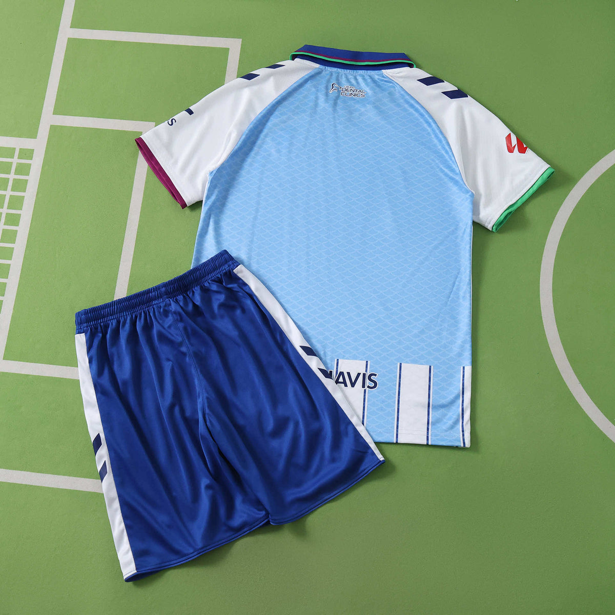 Málaga 2026-2027 Season Home Kids Football Jersey Trikot Maillot V2