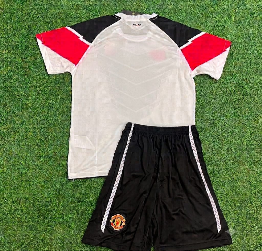 2011 Manchester United Champions League Final Kids Retro Football Jersey Collection – Front View