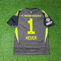 Bayern Munich Black Goalkeeper CL Football Jersey – Manuel Neuer – Back View