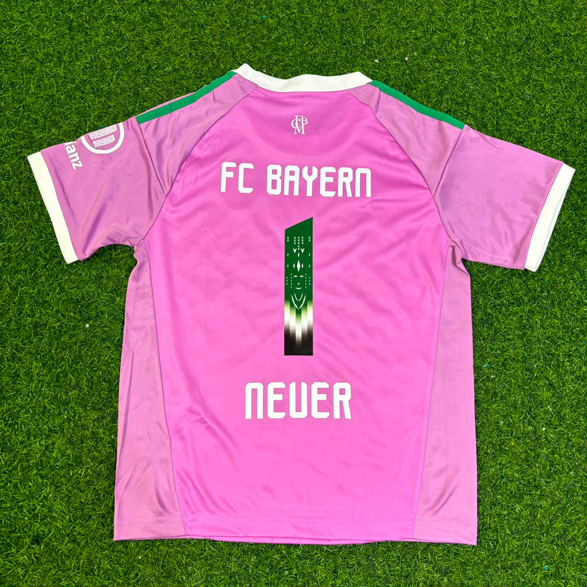 Manuel Neuer Bayern Munich Pink Goalkeeper Football Jersey – Back View