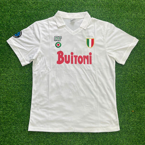 1987/88 Napoli Retro Short Sleeve Jersey – Diego Armando Maradona – Front View
