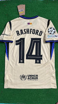 2026 Marcus Rashford Barcelona Away Football Jersey – Back View