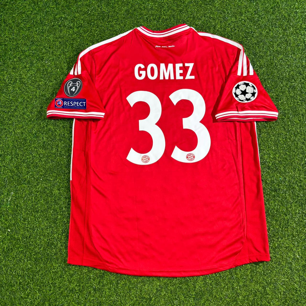 2013 Mario Gomez Bayern Munich Champions League Final Football Jersey – Back View