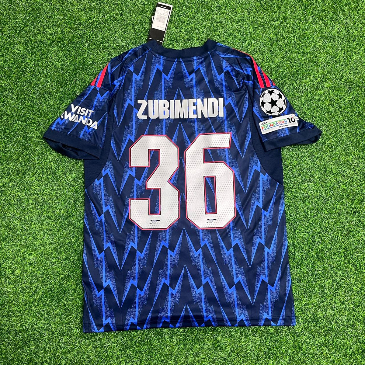 Martín Zubimendi Arsenal New Season 2026 Jersey Kit – Back View