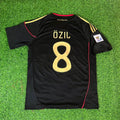 Mesut Ozil - Germany Deutschland 2010 World Cup Black Jersey – Back View