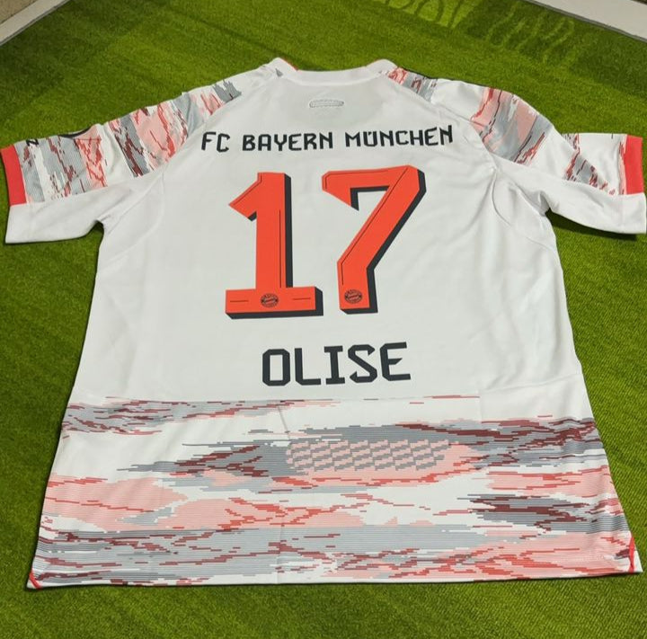 Michael Olise 17 Bayern Munchen Away – Back View