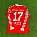 Michael Olise Bayern Munich 2026 Champions League Long Sleeve Football Jersey – Back View