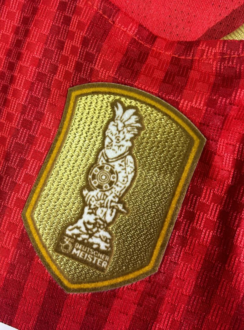 2027 Jamal Musiala #10 Bayern Munich Bundesliga Championship Patch Football Jersey – Detailed View