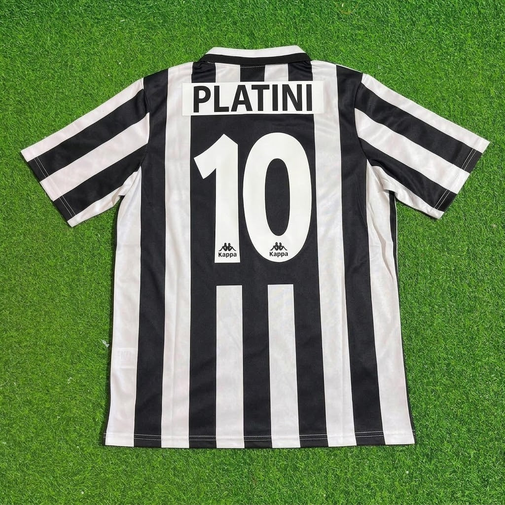 Michel Platini Juventus Special Retro Football Jersey Kit – Back View