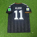 Miroslav Klose Germany 2014 World Cup Special Edition Black Retro Football Jersey – Back View