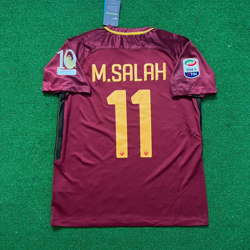 Mohamed Salah 2016-2017 Season Retro Football Jersey – Back View