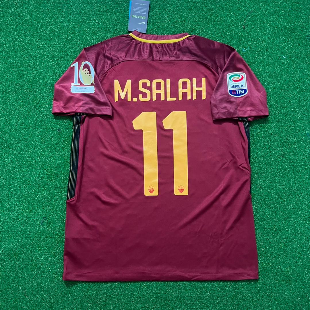 Mohamed Salah 2016-2017 Season Retro Football Jersey – Back View