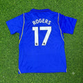 2027 Morgan Rogers Chelsea Home Blue Football Jersey Soccer Short – Back View