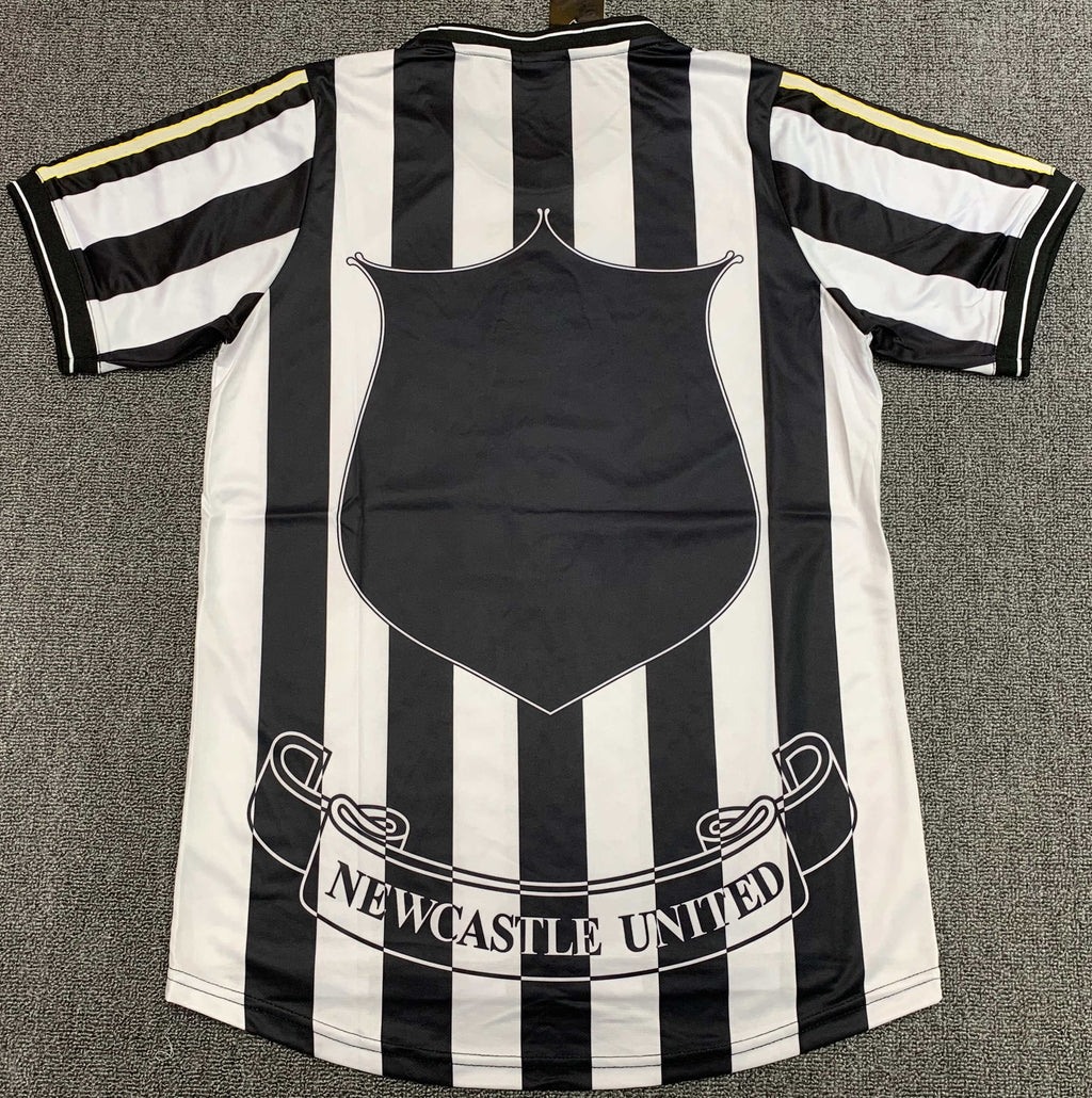 Newcastle United 1997-1999 Season Home Retro Football Jersey Trikot Maillot V2