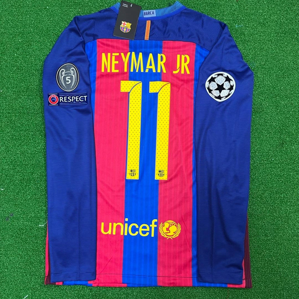 Neymar JR Barcelona 2016 Retro Jersey Soccer – 4