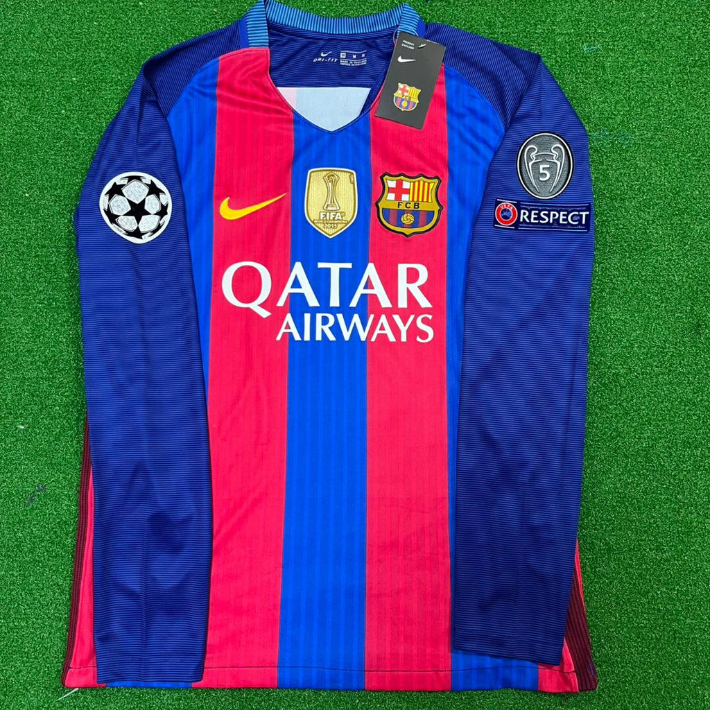 Neymar JR Barcelona 2016 Retro Jersey Soccer – 5