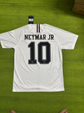 Neymar Jr 2018-2019 White Retro Kit Jersey – | | – Back View