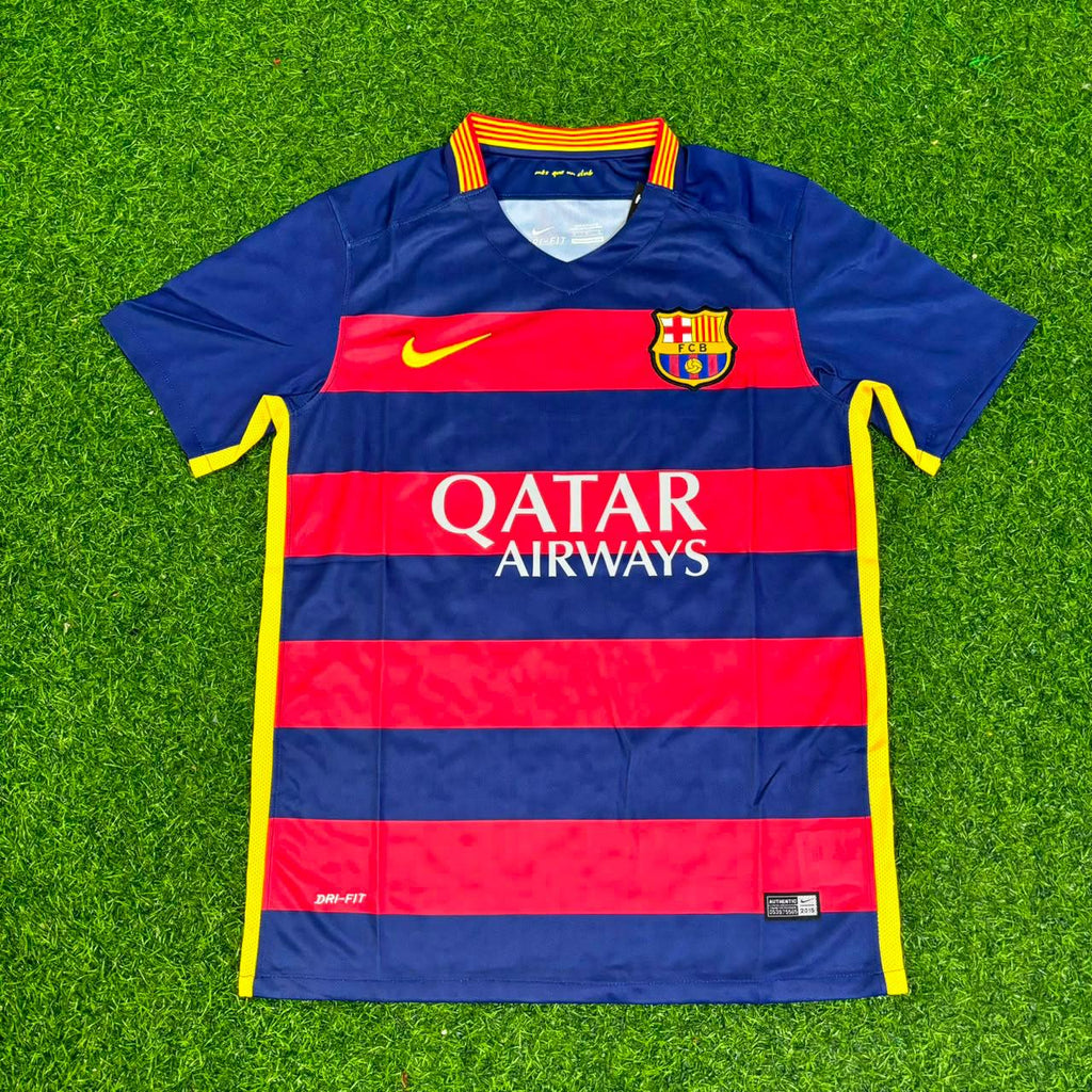 Neymar Jr Barcelona 2015/16 Retro Black Pink Kids Jersey Soccer KinderTrikot – 4