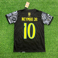 Neymar Jr Brazil Iconic Retro Football Jersey – Back View