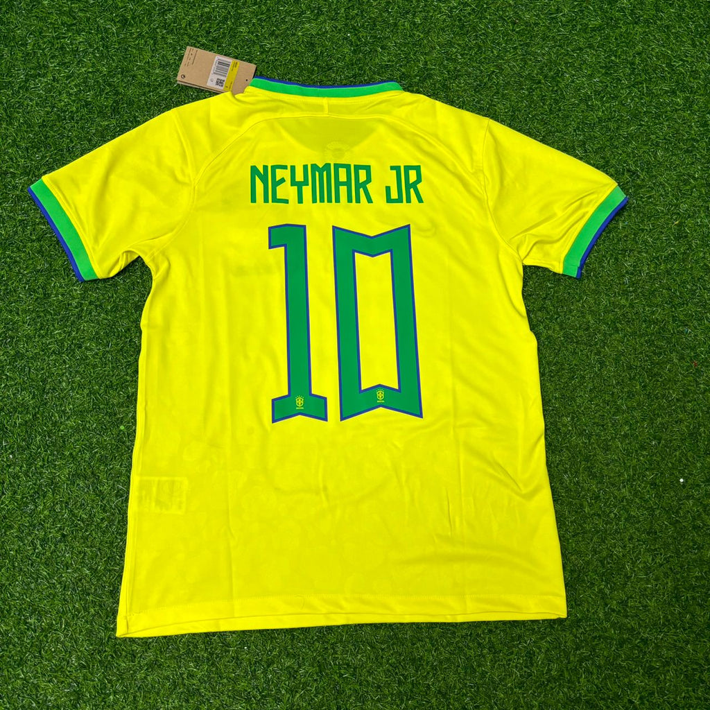 Neymar Jr – Brazil 2022 World Cup Retro Kit Jersey – | | – Detailed View