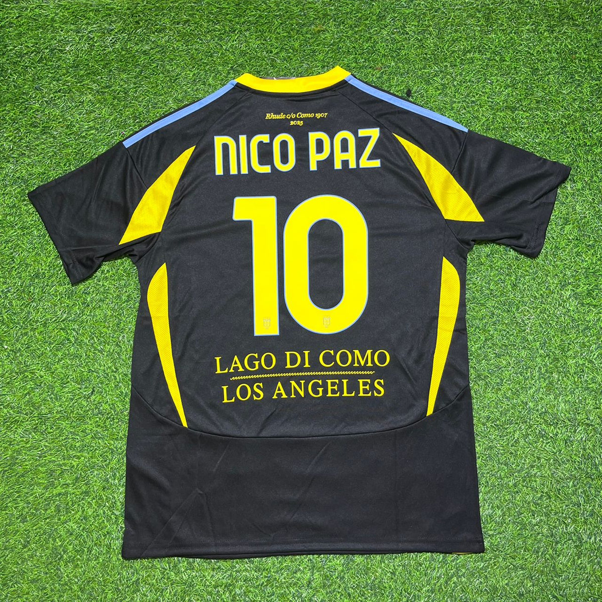 2026 Nico Paz COMO Away Football Jersey – Back View