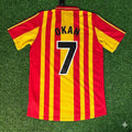 2000 Okan Buruk 7 Galatasaray UEFA Super Kupa Final Retro Football Jersey Forma – Back View