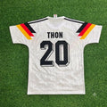 1990 Germany World Cup Olaf Thon Retro Football Jersey – Back View