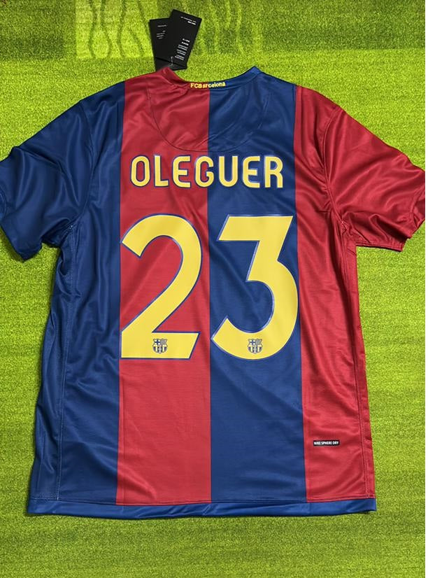 Oleguer Presas Barcelona Retro 2006-07 Jersey – Back View