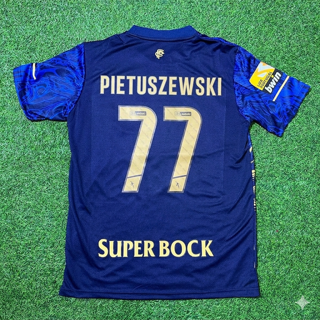 Porto Football Jersey – Oskar Pietuszewski FC – Back View