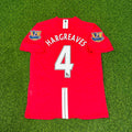 Manchester United 2007 2008 EPL Retro Red Jersey – Owen Hargreaves – Back View