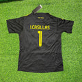 Iker Casillas 2012 Retro Black Goalkeeper Football Jersey – Back View