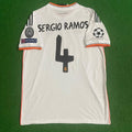 Sergio Ramos 2014 CL Final Retro Football Jersey – Back View