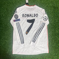 Cristiano Ronaldo 2014 CL Final Retro Long Sleeve Football Jersey – Back View