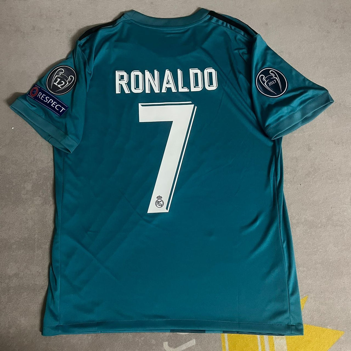 Cristiano Ronaldo 2017 Retro Football Jersey – Back View