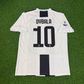 Paolo Dybala #10 Juventus 2018 2019 Retro Jersey – Back View